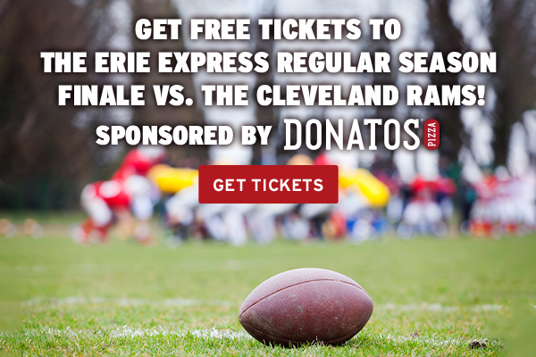 Enjoy FREE Erie Express Tickets Courtesy of Donatos Pizza - Donatos