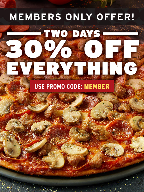 30 off just for you, Donatos. 🍕 Donatos