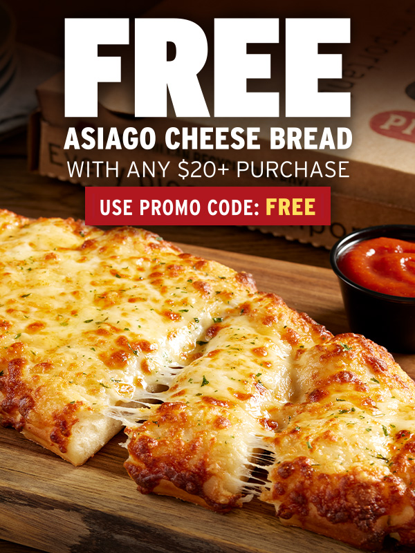 FREE Asiago Cheese Bread! 🤩🧀 Donatos